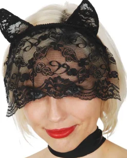 Tomfoolery Cat Ears With Lace Veil Store