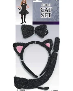 Amscan AU Cat Headband Bow Tie And Tail Set Fashion