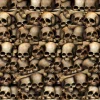 Beistle Catacombs Skulls Backdrop 9.1M New