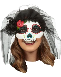 Ghoulish Productions Catrina With Veil Mask Sale