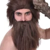 Tomfoolery Caveman Brown Beard And Wig Flash Sale