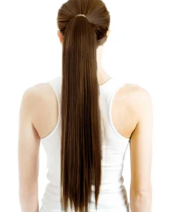 Allaura Wigs and Hair Chocolate Brown Wrap Around 60Cm Deluxe Ponytail Cheap