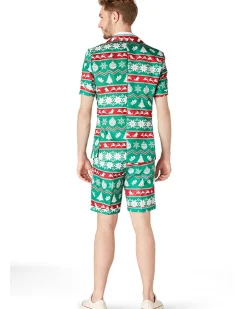 Opposuits Christmas Green Nordic Mens Summer Suitmeister Clearance