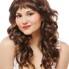 Costume Culture by Franco Ciao Bella Fringe Brown Wig Flash Sale