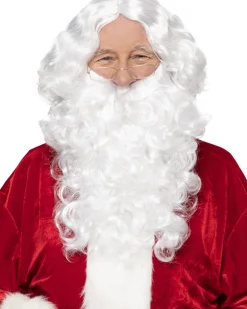 * Classic Santa Wig And Beard Set Flash Sale