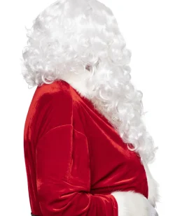 * Classic Santa Wig And Beard Set Flash Sale