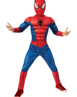 Rubies Classic Spiderman Lenticular Deluxe Boys Costume Cheap