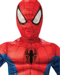 Rubies Classic Spiderman Lenticular Deluxe Boys Costume Cheap