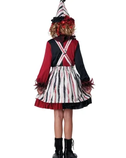 California Costumes Clever Clown Girls Costume Flash Sale