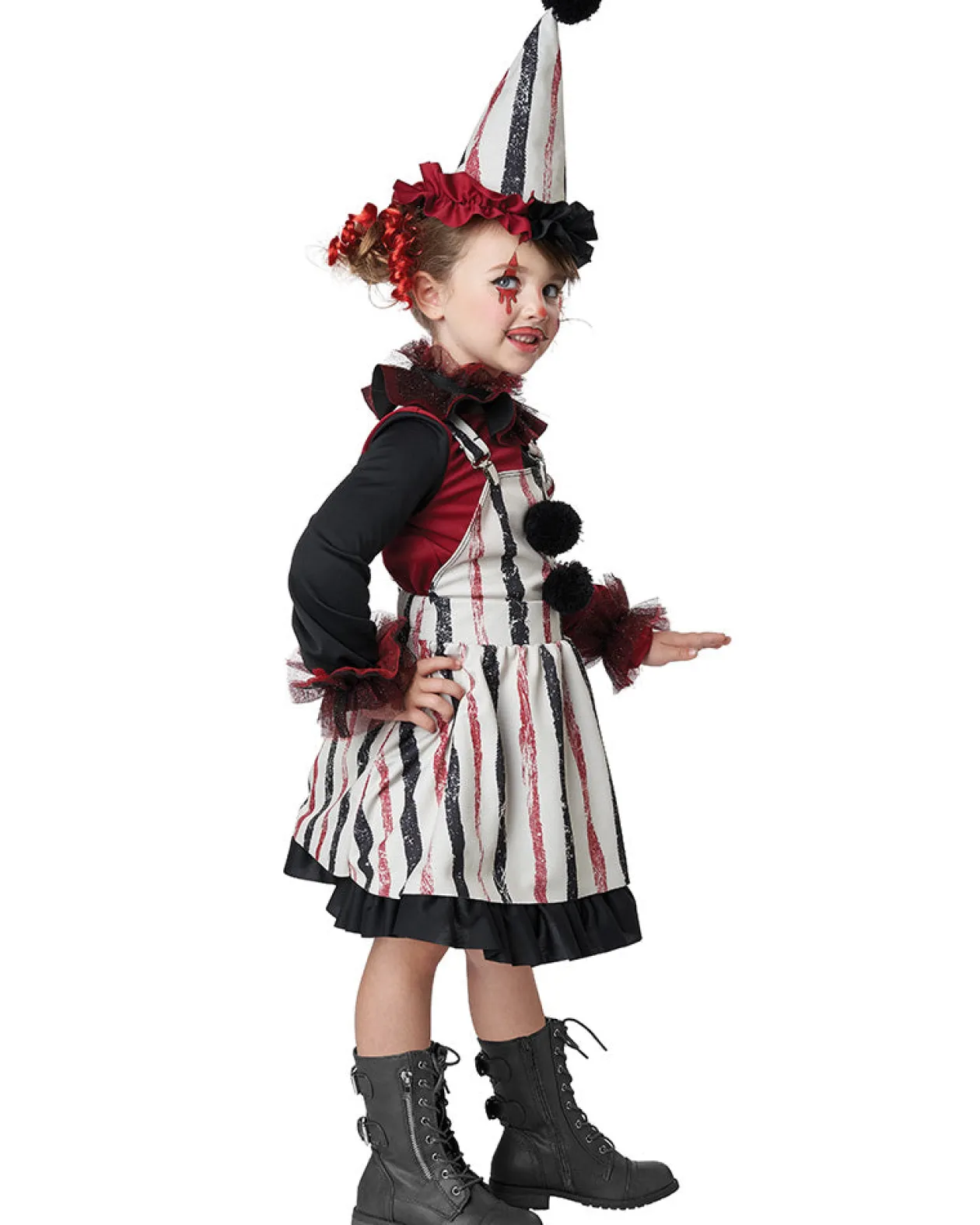 California Costumes Clever Lil Clown Toddler Girls Costume Online