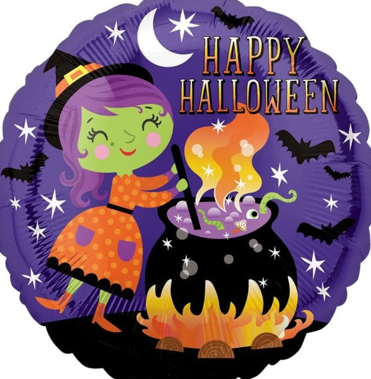 Amscan 45Cm Standard Hx Happy Halloween Witch And Cauldron S40 Store