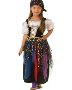 Rubies Colourful Gypsy Girls Costume Cheap