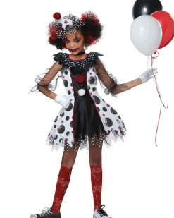 California Costumes Creepy Clown Girls Costume Clearance