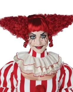 California Costumes Creepy Clown Red Wig Best Sale