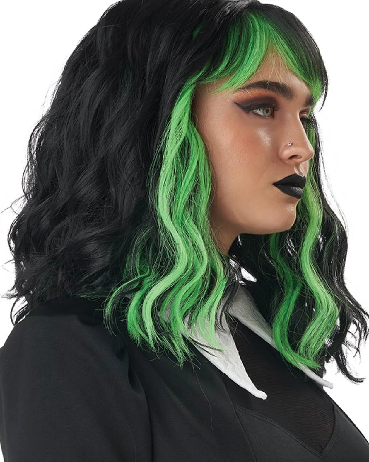 California Costumes Cute N Crafty Short Green Wig Discount