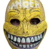 Ghoulish Productions Danger Smiley Glow In The Dark Half Mask Fashion