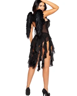 Roma Costumes Dark Angel Diva Womens Costume Clearance