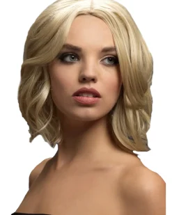 Smiffys Dark Blonde Fever Olivia Wig Clearance