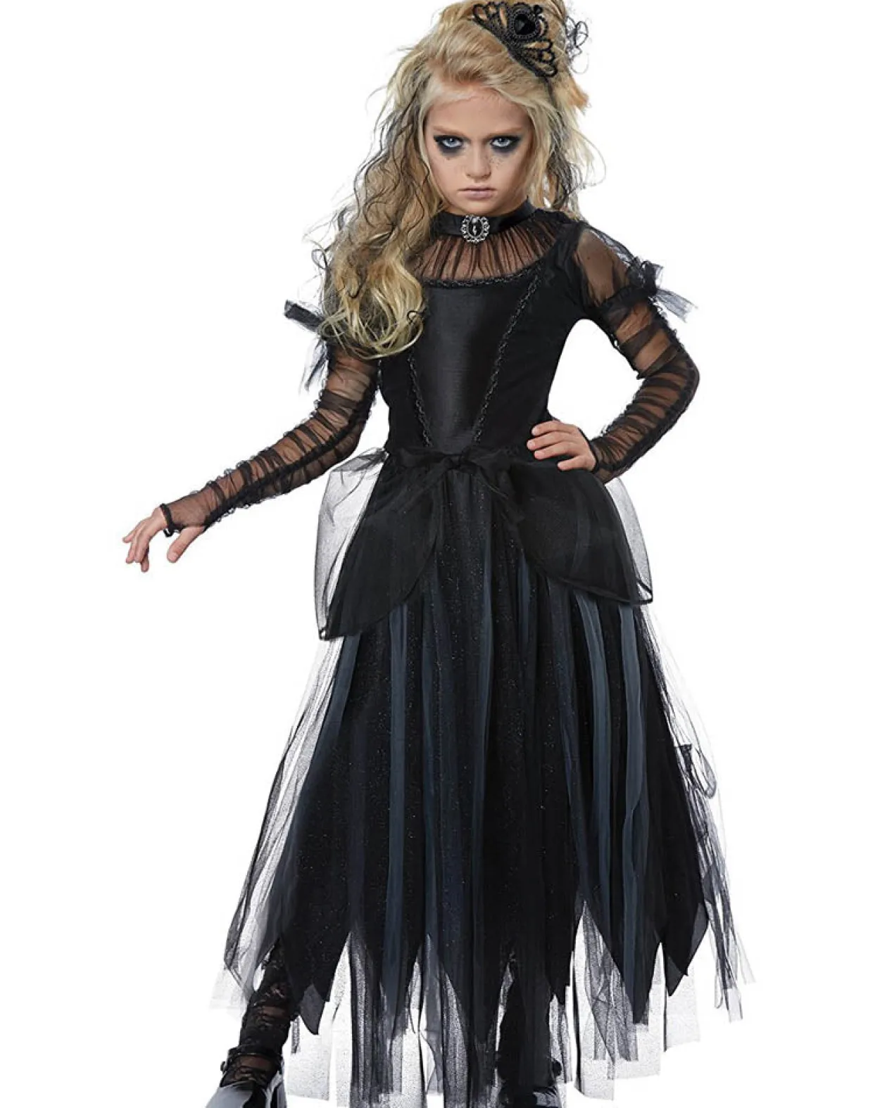 California Costumes Dark Princess Girls Costume New