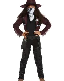 Smiffys Dark Spirit Western Cowgirl Deluxe Girls Costume Outlet