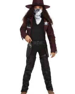 Smiffys Dark Spirit Western Cowgirl Deluxe Girls Costume Outlet