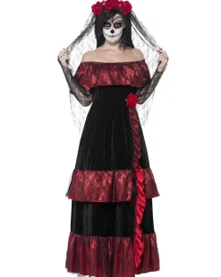 Smiffys Day Of The Dead Bride Womens Costume Cheap