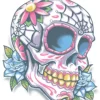 Tinsley Transfers Day Of The Dead Calaveras Temporary Tattoo Discount