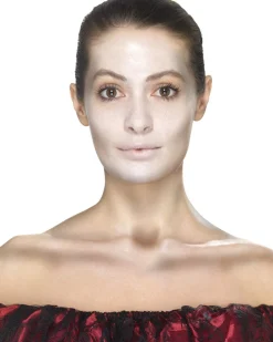 Smiffys Day Of The Dead Face Tattoo Transfers Kit Black And Red Cheap