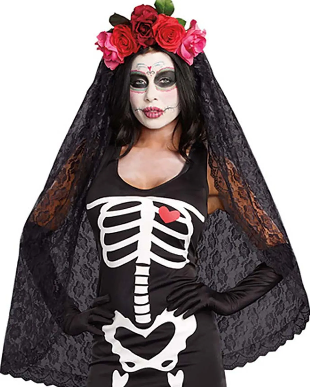 Dreamgirl International Day Of The Dead Headpiece Hot