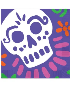 Beistle Day Of The Dead Napkins Pack Of 16 Clearance