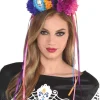 Amscan AU Day Of The Dead Neon Floral Headpiece Online