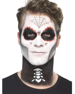 Smiffys Day Of The Dead Senior Bones Makeup Kit Store