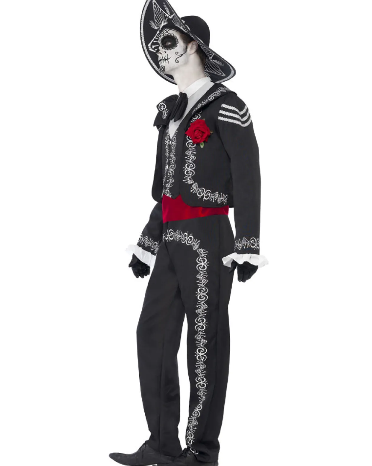 Smiffys Day Of The Dead Senor Bones Mens Costume Cheap