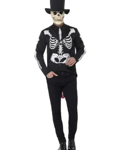 Smiffys Day Of The Dead Senor Skeleton Mens Costume Discount