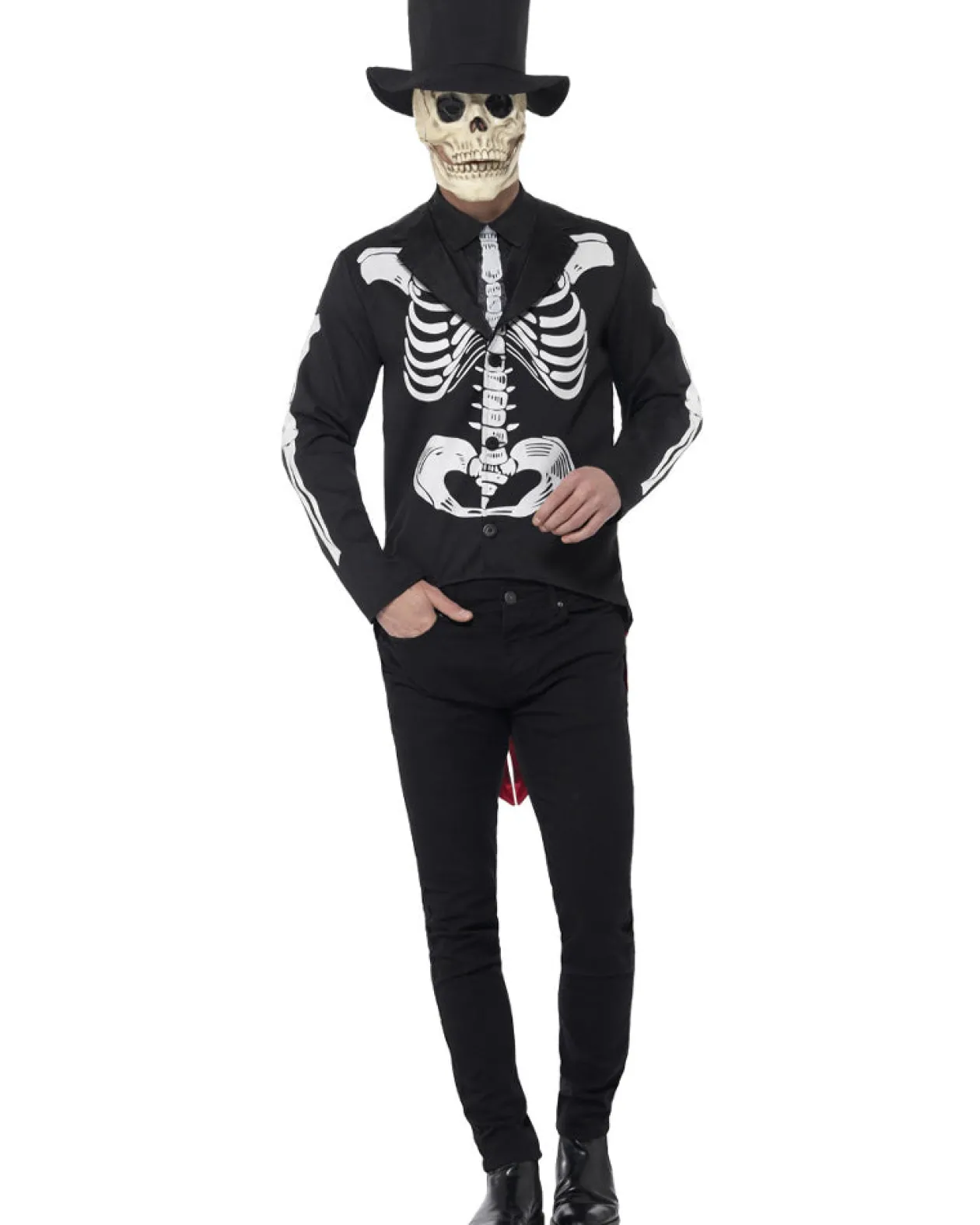 Smiffys Day Of The Dead Senor Skeleton Mens Costume Discount