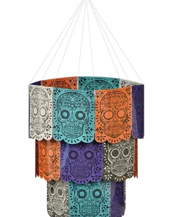 Amscan AU Day Of The Dead Sugar Skull Chandelier Cheap