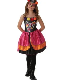 Rubies Day Of The Dead Sugar Skull Girls Costume Discount