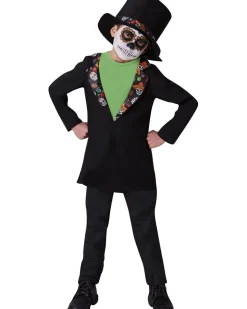 Rubies Day Of The Dead Sugar Skull Boys Costume Discount