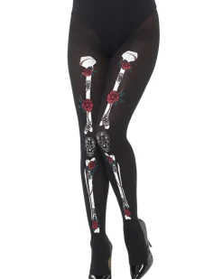 Smiffys Day Of The Dead Womens Tights Online