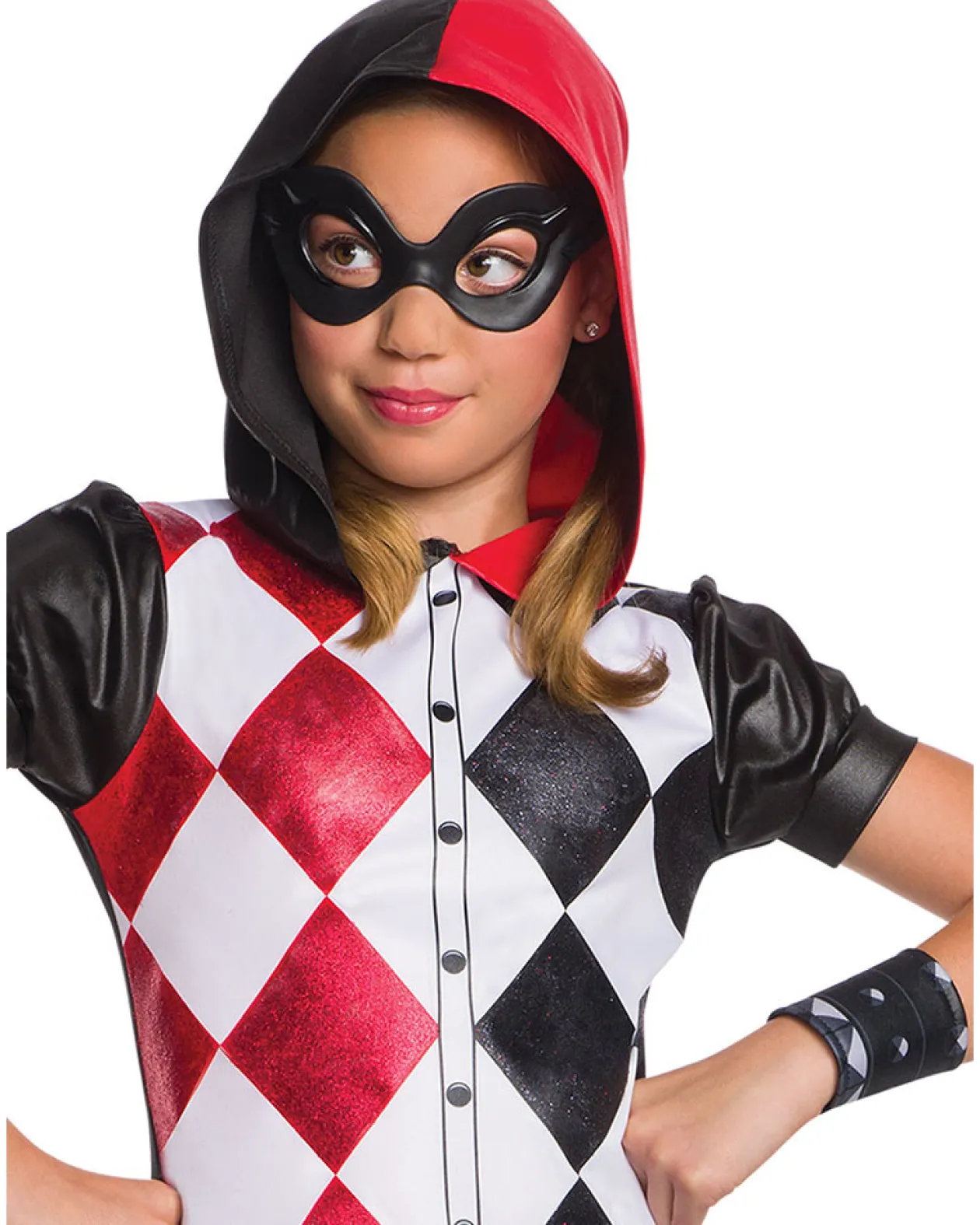 Rubies Dc Superheroines Harley Quinn Hoodie Girls Costume Best