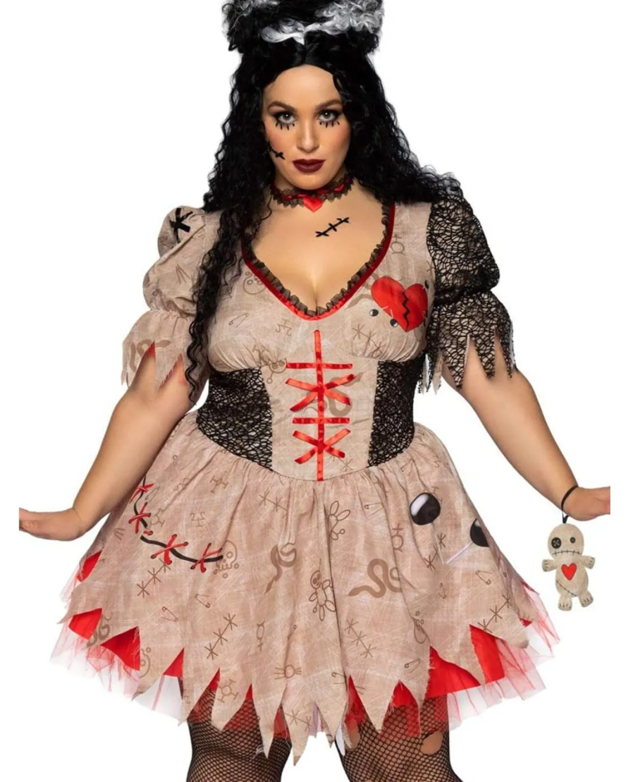 Leg Avenue Deadly Voodoo Doll Womens Plus Size Costume Cheap