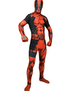 Morph Costumes Deadpool Morphsuit Mens Costume Clearance