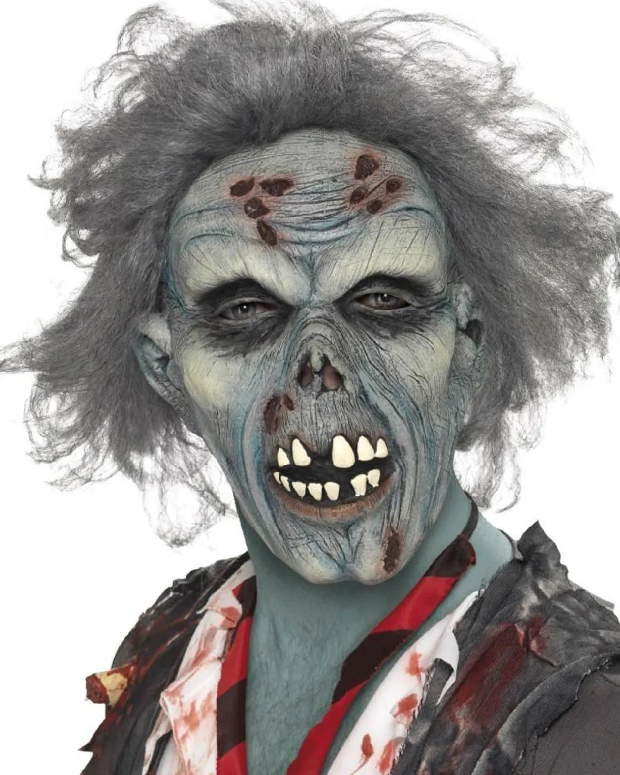 Smiffys Decaying Zombie Overhead Latex Mask Hot