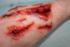 ForensicFX Studios Deep Leg Lacerations Prosthetic Online