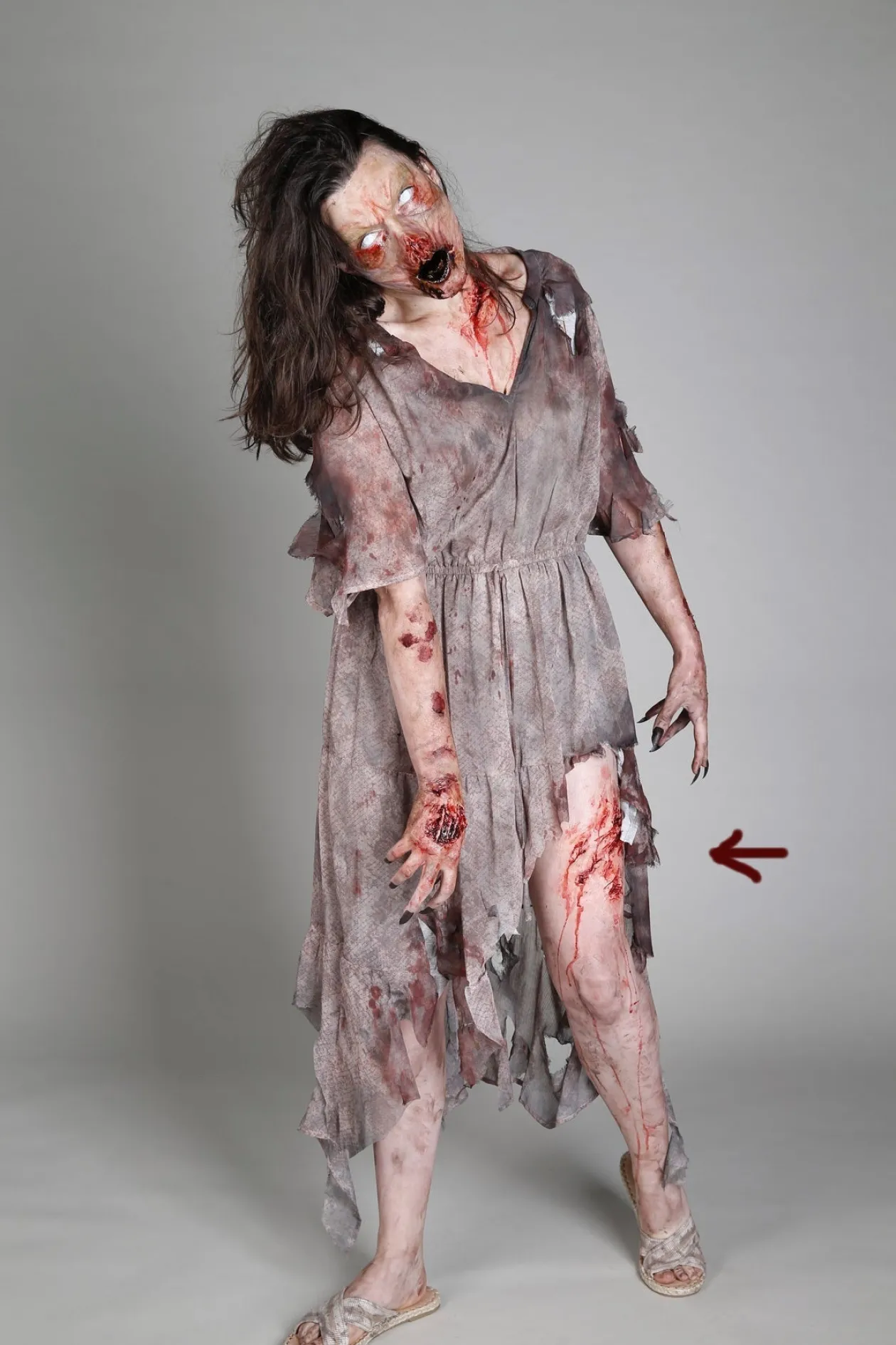 ForensicFX Studios Deep Leg Lacerations Prosthetic Online