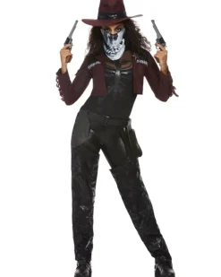 Smiffys Deluxe Dark Spirit Western Cowgirl Womens Costume Sale