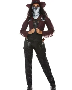 Smiffys Deluxe Dark Spirit Western Cowgirl Womens Costume Sale