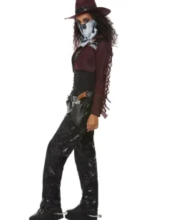 Smiffys Deluxe Dark Spirit Western Cowgirl Womens Costume Sale
