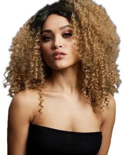 Smiffys Deluxe Fever Caramel Lizzo Wig Outlet