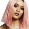 Smiffys Deluxe Fever Two Toned Coral Pink Kylie Wig Discount
